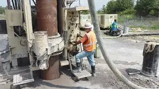 22.5" Dual Rotary Drilling by Quarry - Well Site #2