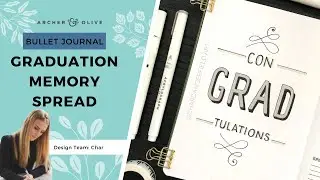 Celebrate Graduation Day With A Memory Keeping Bullet Journal Spread