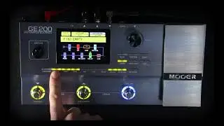 MOOER GE200 Tutorial Part 2 - Creating and saving a preset