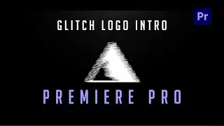 Free Glitch Logo Intro Template for Adobe Premiere Pro.