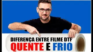 Diferença entre Filme DTF Retirada a Quente e Retirada a Frio.