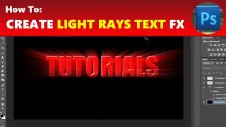How To: Create a Light Rays Explosion Text Effect in Photoshop