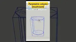 Sketchup tutorial: parametric column (Mushroom)