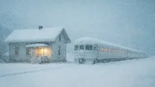 Snowstorm & Howling Winds | Peaceful Sleep Awaits | Natural Sounds
