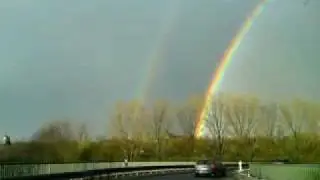Doppelter Regenbogen --- WOW fett krass geil !!