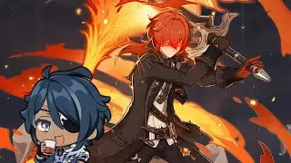 Diluc smacks Kaeya in TCG