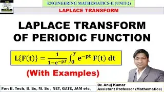 Laplace Transform of Periodic Function | Problem | Periodic Function Laplace Transform | Example