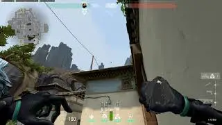Valorant | Viper on Haven map - Nades and Smoke on C