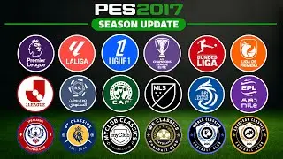 PES 2017 I New Emblems For Clubs & Leagues 2026 - Compatible With All Patches