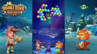Bubble Dino Prehistoric Gameplay 12 seconds