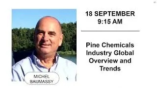 Pine Chemicals Industry Global Overview and Trends Michel Baumassy