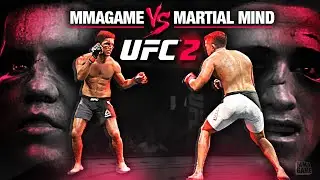 MMAGAME vs MARTIAL MIND in UFC 2 RANKED (Old Fight)