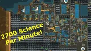 Factorio - 2700 SPM Megabase Tour