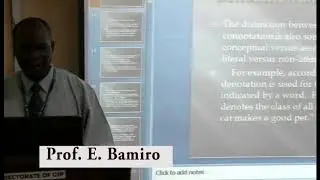 SEMANTIC RELATION IN ENGLISH BY PROF.  E BAMIRO