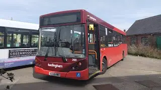 Cummins 6-pot with kickdown! Hedingham ADL Enviro200 268, AE59AWM - route 3