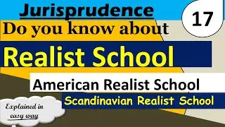 Realist school of Jurisprudence || American and Scandinavian Realist Schools || Jurisprudence ||