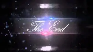 Ending title animation  The End