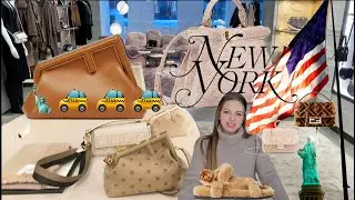 NEW YORK CITY → FENDI FLAGSHIP LUXURY SHOPPING VLOG - Trying on bags + Full Store Tour