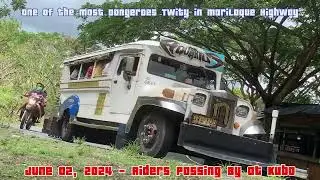 Rider Passing By at Kubo, June 02, 2024