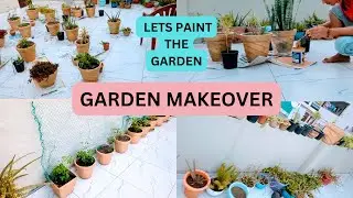 Revamping My Rooftop Garden: Painting and Cleaning Vlog