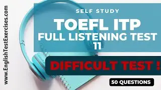 TOEFL ITP Listening Practice Test 11 | Full Mock Exam with Answers 