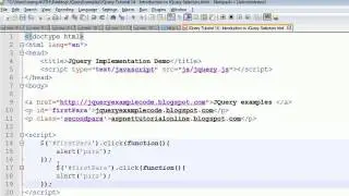 JQuery Tutorial 14 - Introduction to JQuery Selectors