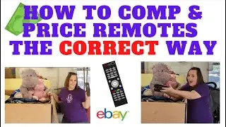 How to Comp & Price Remote Controls for eBay | The CORRECT Way