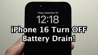 iPhone 16 Pro Always On Display - How to Turn OFF!