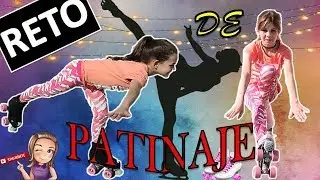 RETO de PATINAJE ⛸⛸// ¿QUE sabemos HACER con PATINES?💪👭