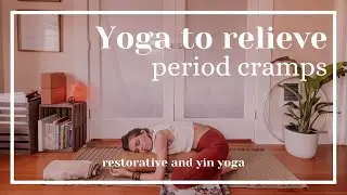 Yoga for Your Period | 45 minute restorative yoga for period cramps & lower back pain 😴 ❤️