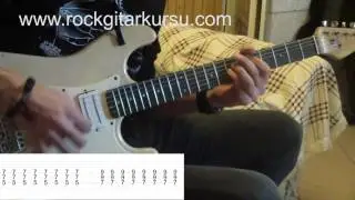 Athena Kafama Göre Gitar Tabları - Akorları - Notaları