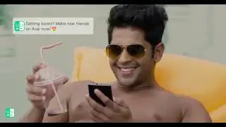 Connect with people instantly on AZAR. Just Swipe!