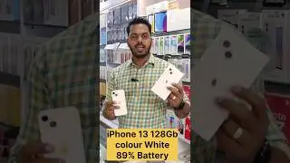 iPhone 13 128 GB white colour 89% battery...
