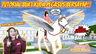 TUTORIAL/HOW TO MAKE A WINGED PEGASUS!! CAN IT FLY TOO?? SAKURA SCHOOL SIMULATOR - PART 312