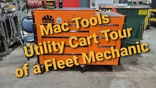 Mac Tools Utility Cart Tour of a Fleet Mechanic 2021