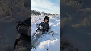 Загораю на снегу в -20)))))