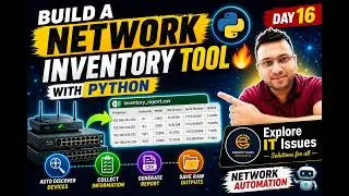Build a Network Inventory Tool with Python 🔥 | Network Automation | Day 16