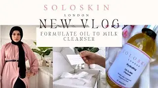 Formulate with me Day in the Lab Making Oil to Milk Cleanser