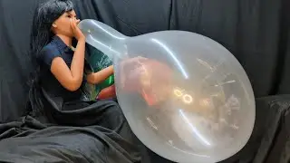 195 - blow to pop huge tuftex balloon