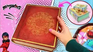 Переработка старого DIY 📔 из Старинной книги в Чудесную Box Коробку с Книгой божьей коровкой 🐞 Чуд