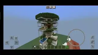 I maded tree house like techno gamerz😱#techno gamer #minecraft #treehouse