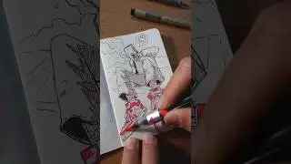 Pocket Sketchbook Nike Doodles #shorts #drawings #sketchbookpage #sketchbookart