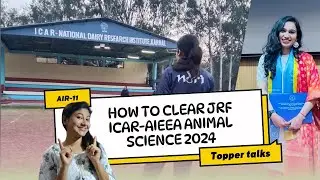 How to prepare for Pg-ICAR-JRF Animal science || Know from toppers of IVRI/NDRI/DUVASU || VetsDiary