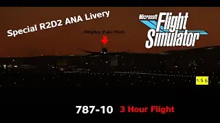 Microsoft Flight Simulator 2020 | 787-10 | 3 Hour Flight | 1080P 60FPS