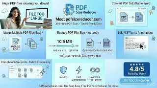 PDF Size Reducer Tool 🔥 Reduce File Size Instantly (Free)