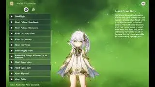 Nahida voice-over: About Cyno: Duty  (Genshin Impact eng)