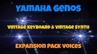 Yamaha Genos Vintage Keyboard & Vintage Synth Expansion Packs