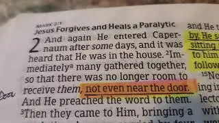 Bible Reading - Mark 2:1 - 12