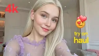 4K Try On Haul See Everything Sheer Transparent Lingerie & Bikini Try On 