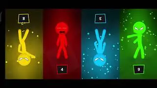 Stickman Party All Random Funny MINIGAMES 1 2 3 4 Player Games 2022 Gameplay
